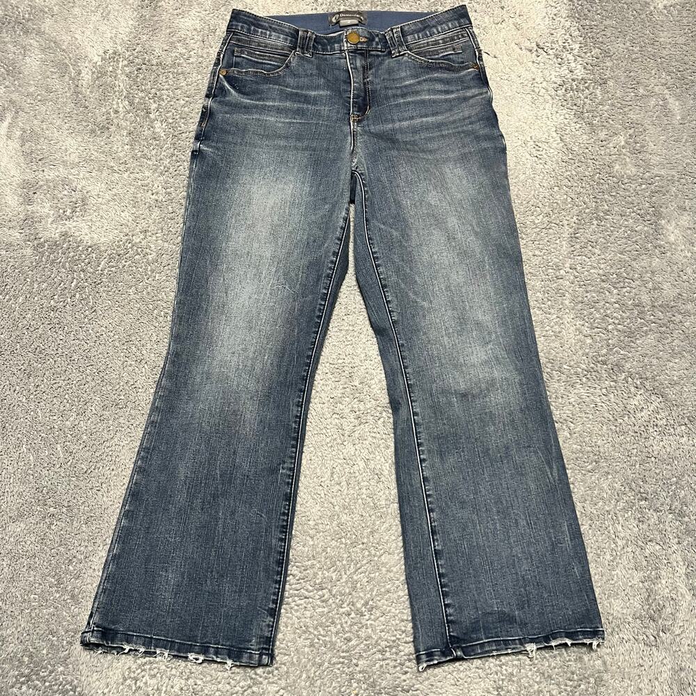 Democracy Jeans Womens 8 (30x26.5) Boot Ab Solution Stretch Cropped